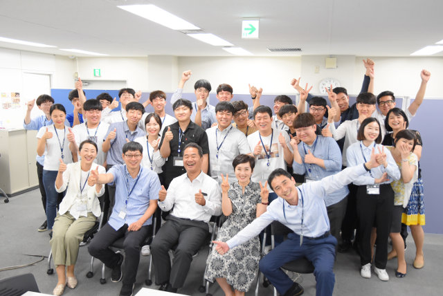 韓国の専門大学の学生さんが現地研修にいらっしゃいました！